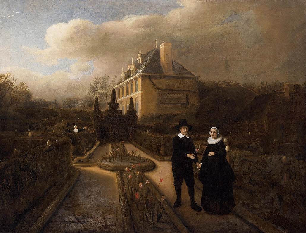 Portrait Of Johan Cornelisz. Vijgeboom And His Wife by Samuel van Hoogstraten